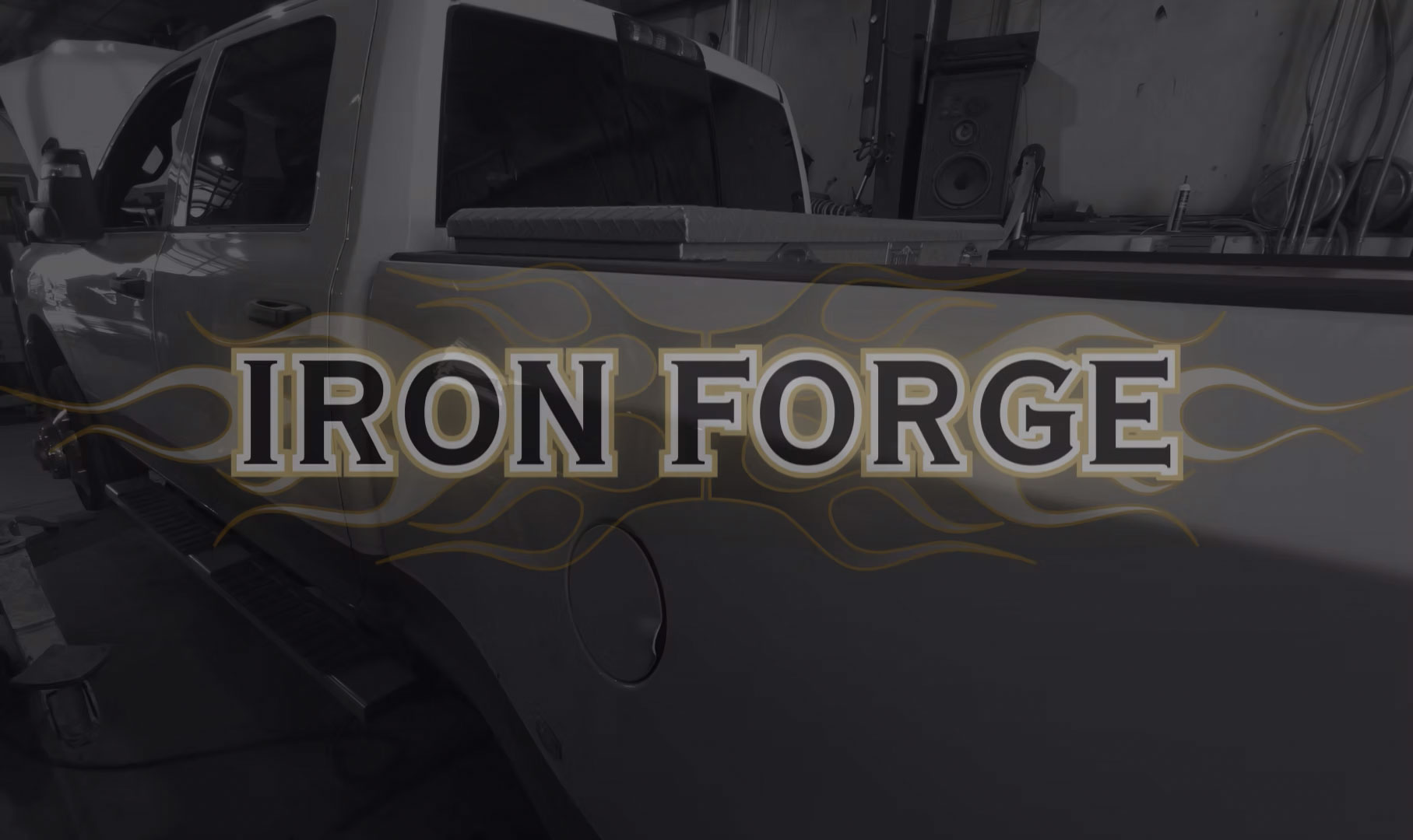 Iron Forge logo on truck